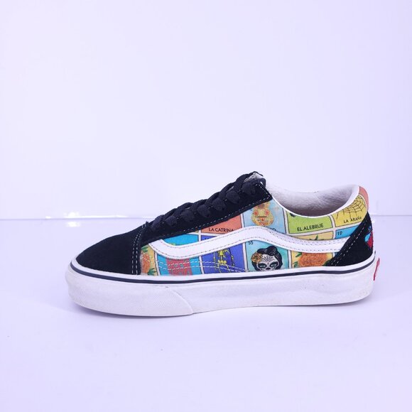 Vans Old Skool Loteria La Calavera Multi True White Women’s Size 5 Men's 3.5 - Picture 3 of 11